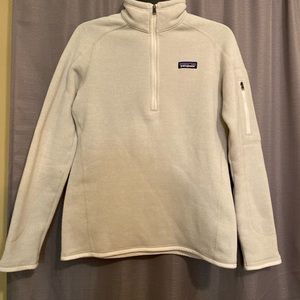 New Patagonia Warm Quarter ZIP Jacket (white)